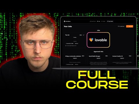 Build An App (SaaS) Using Lovable.dev (AI) & Supabase - Full Course